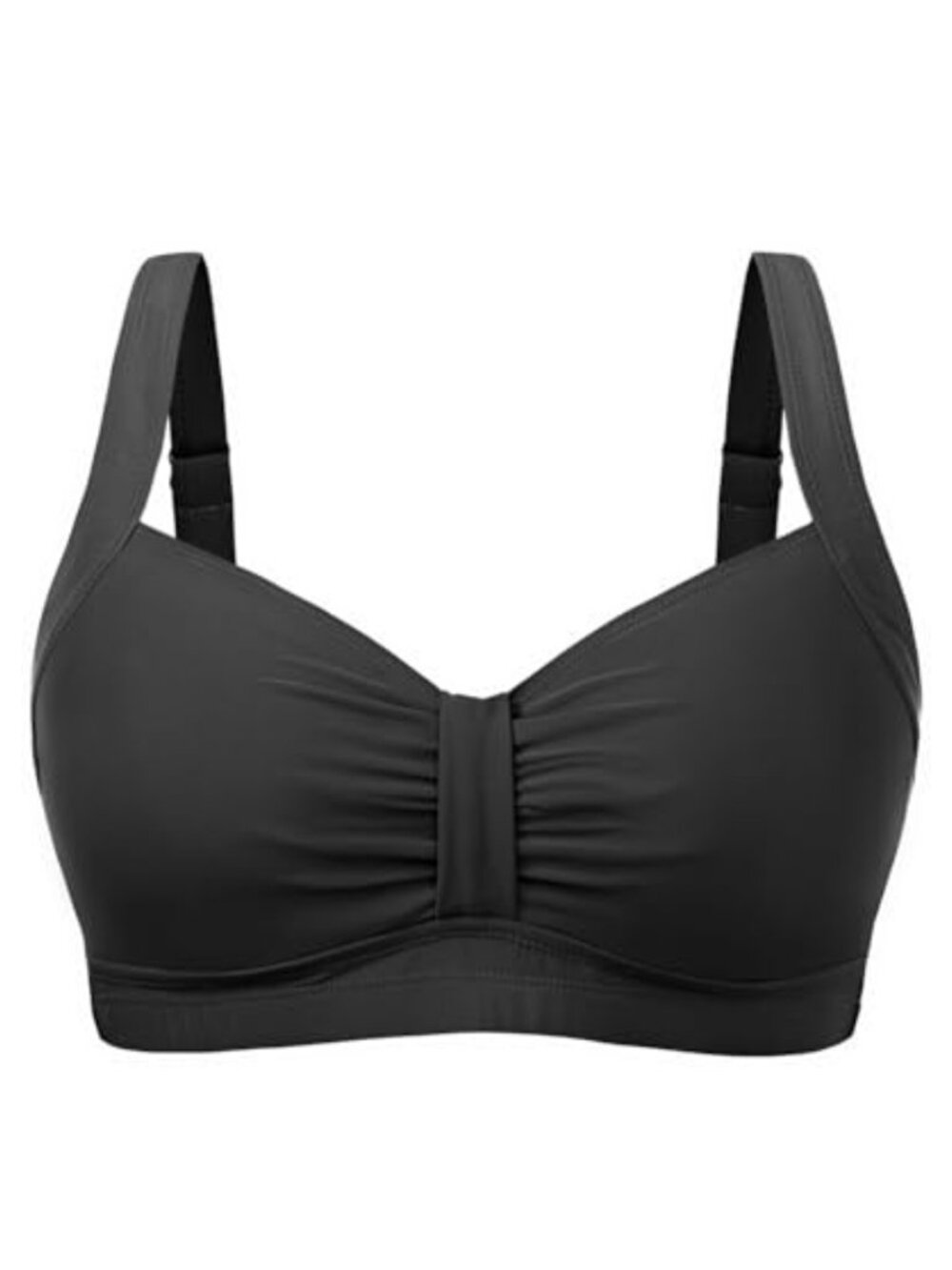 Underwire Push Up Bikini Top Supportive Retro Swim Top